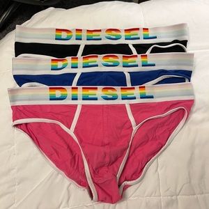 Diesel briefs, extra large pride, edition, three pack